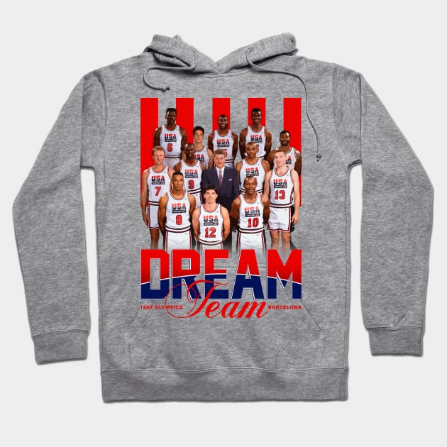 USA Dream Team Hoodie by Juantamad